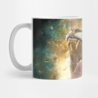 Lion Animal Wildlife Jungle Nature Safari Adventure Discovery Africa Digital Painting Mug